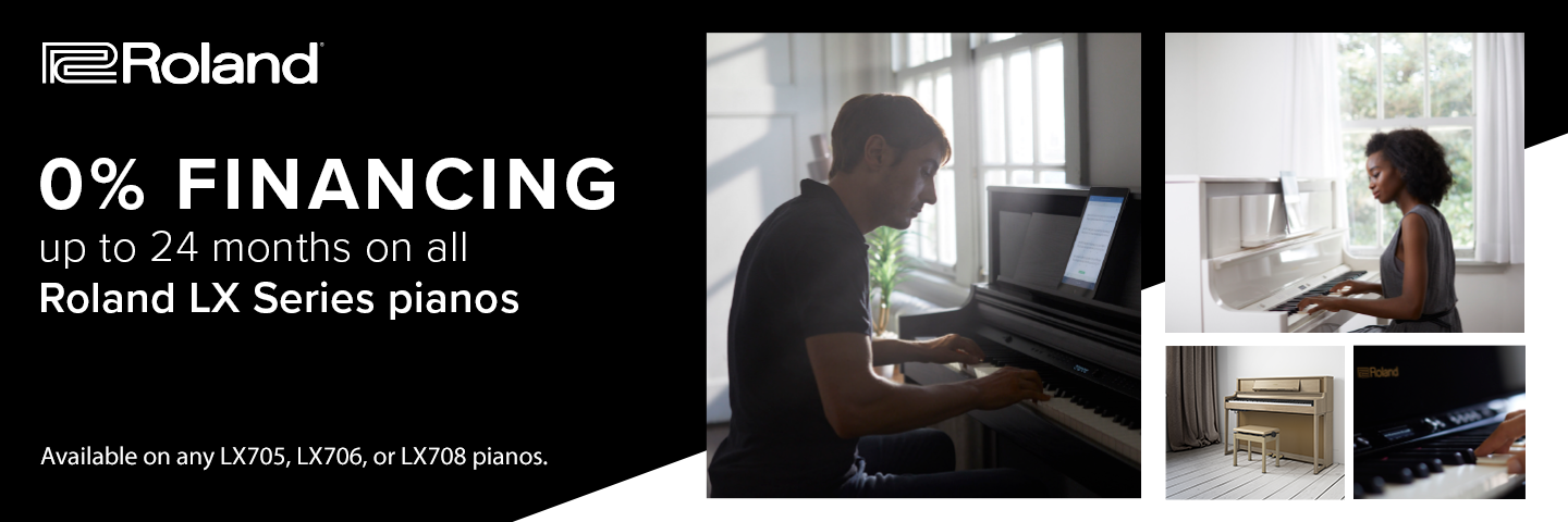 0% financing on LX pianos